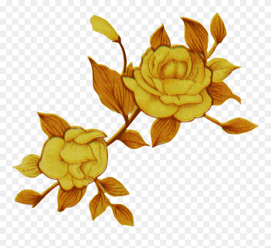 Flower Yellow Windows Metafile Clip Art - Flower Clipart Yellow Png Transparent Png