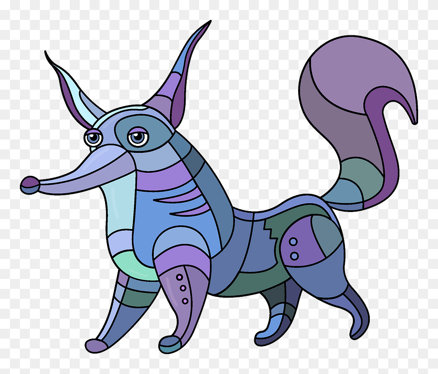 Steampunk Fox Clipart - Cartoon - Png Download