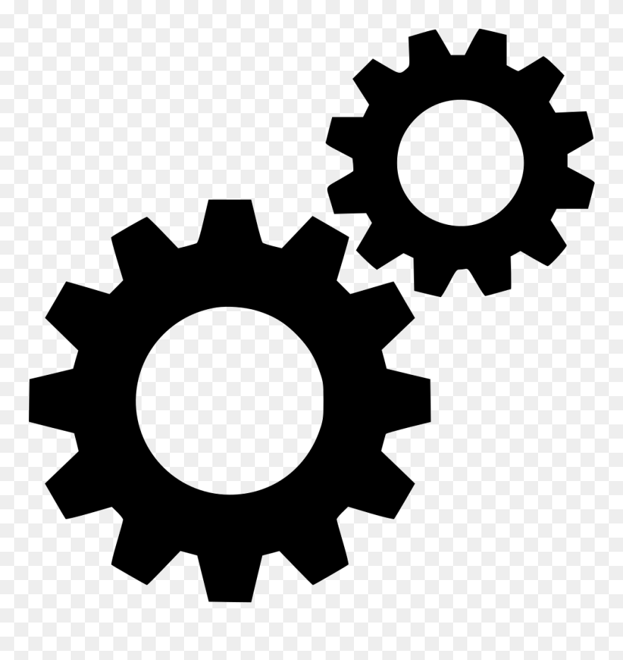 Gears Engine Mechanism Svg Png Icon Free Download - Service Delivery Icon Png Clipart
