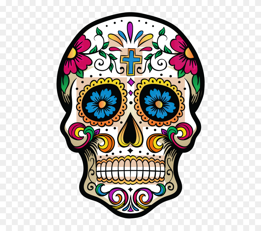 Mexican Sugar Skull Clipart