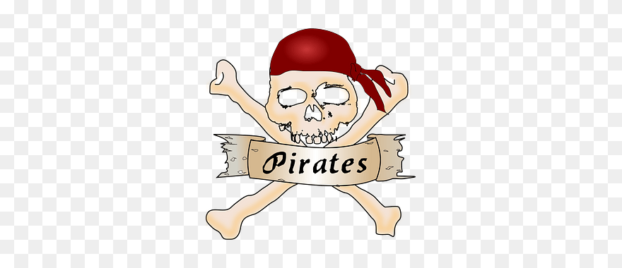 Pirate Skull Clipart - Free Pirate Skull Clipart - Png Download