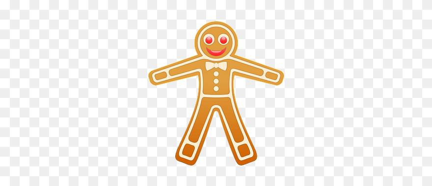Gingerbread Man Clipart - Png Download