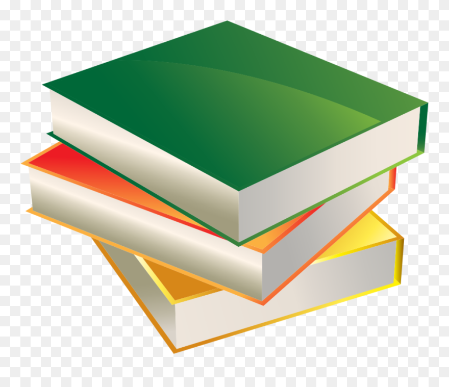 Box,angle,material - Clear Background Books Icon Transparent Clipart