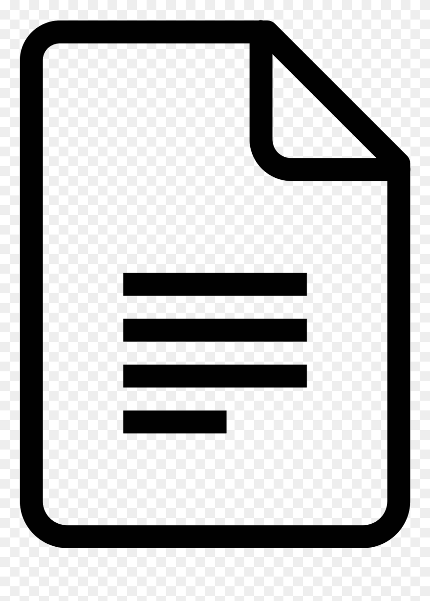 Google Docs Transparent & Png Clipart Free Download - Paper Icon Png