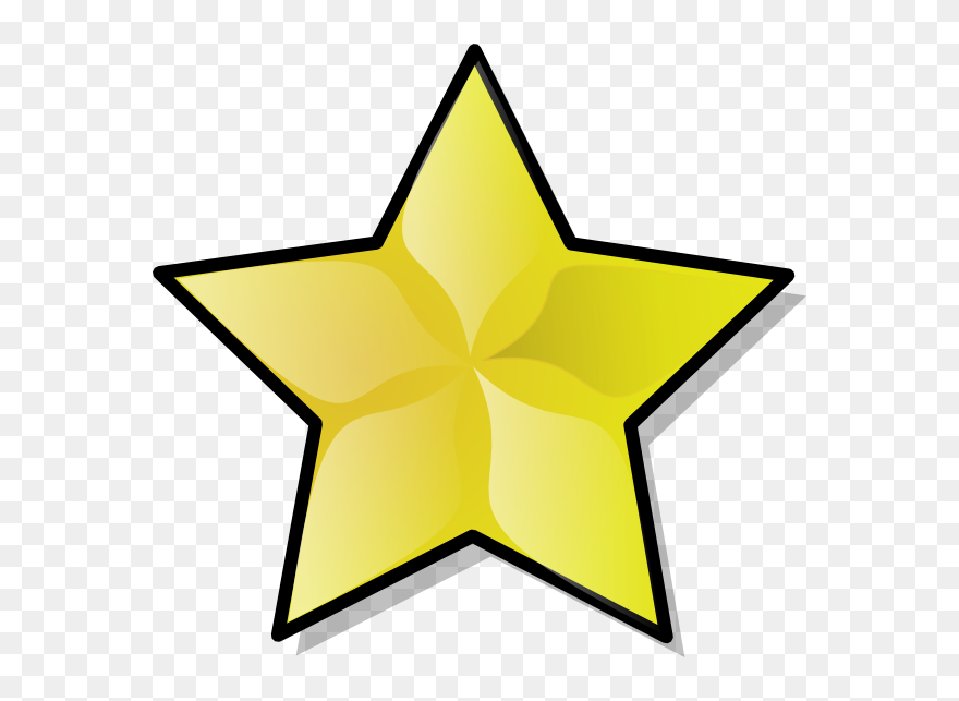 Hollywood Clip Art Free Hollywood Clip Art Free - Clipart Of Star Shape - Png Download