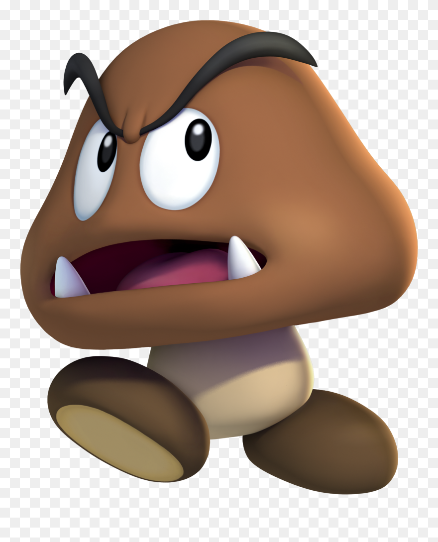 Bullets Clipart Super Mario - New Super Mario Bros Wii Goomba - Png Download