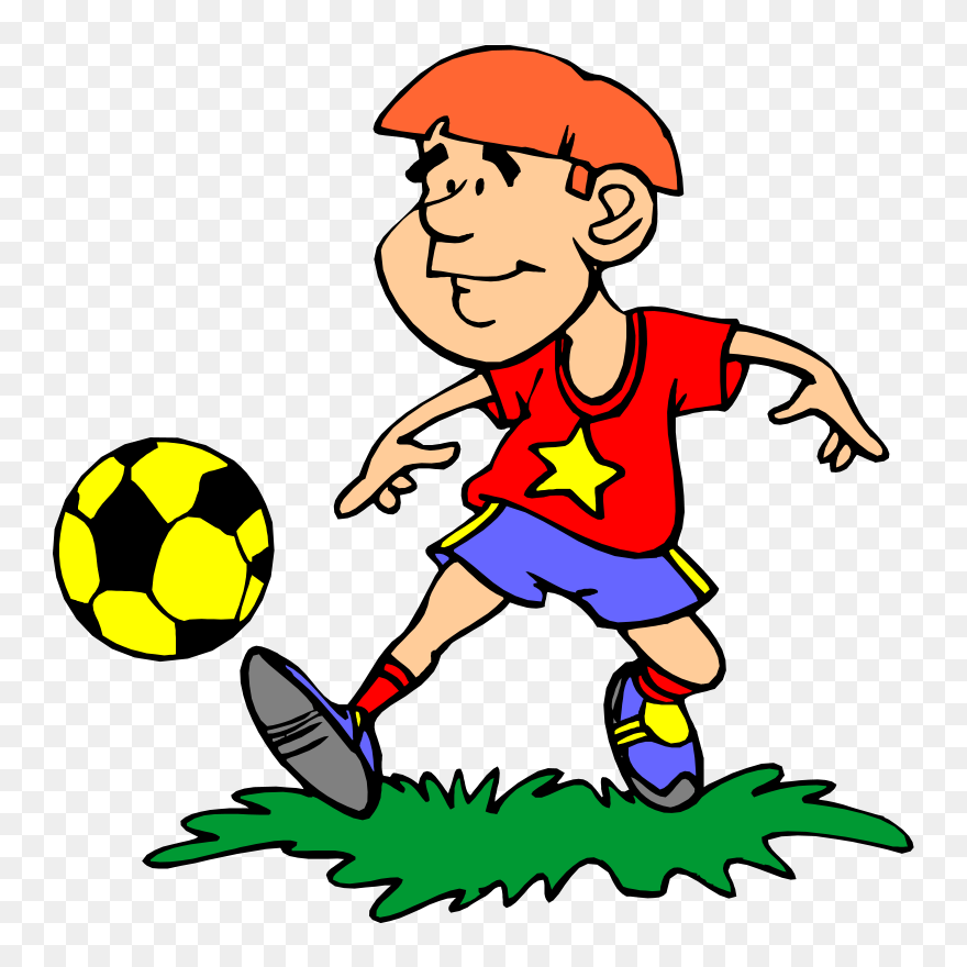 Thumb Image - Play Soccer Clip Art - Png Download