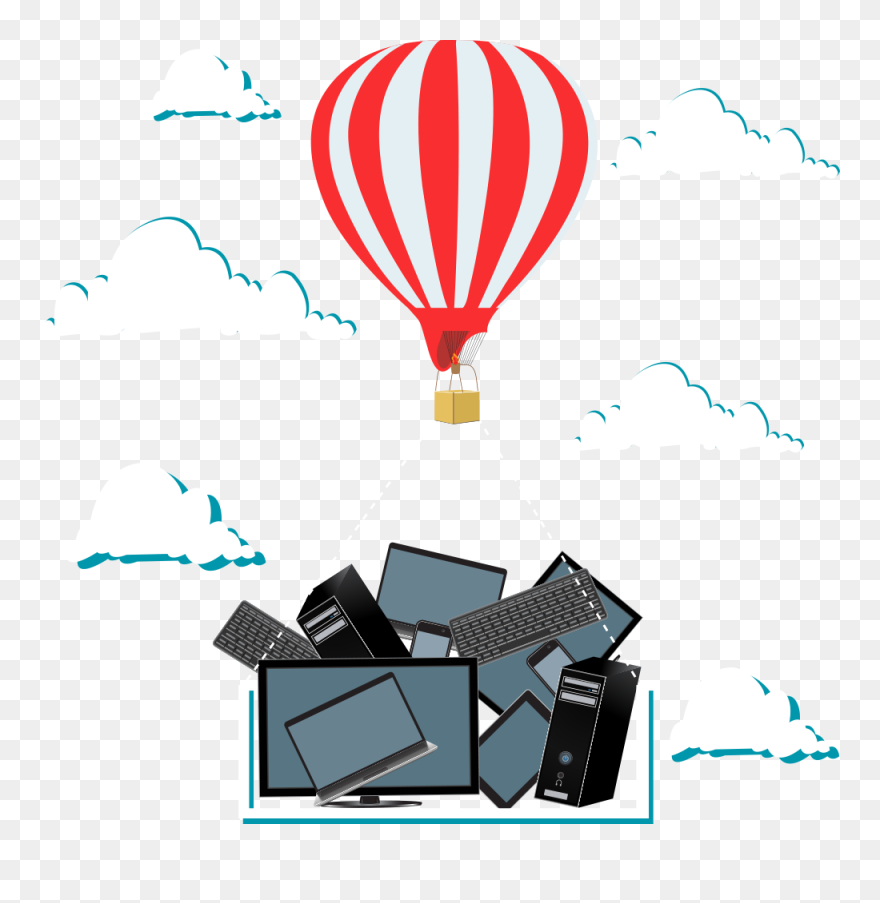 Transparent Balloon Vector Png - Balon Ilustracja Clipart