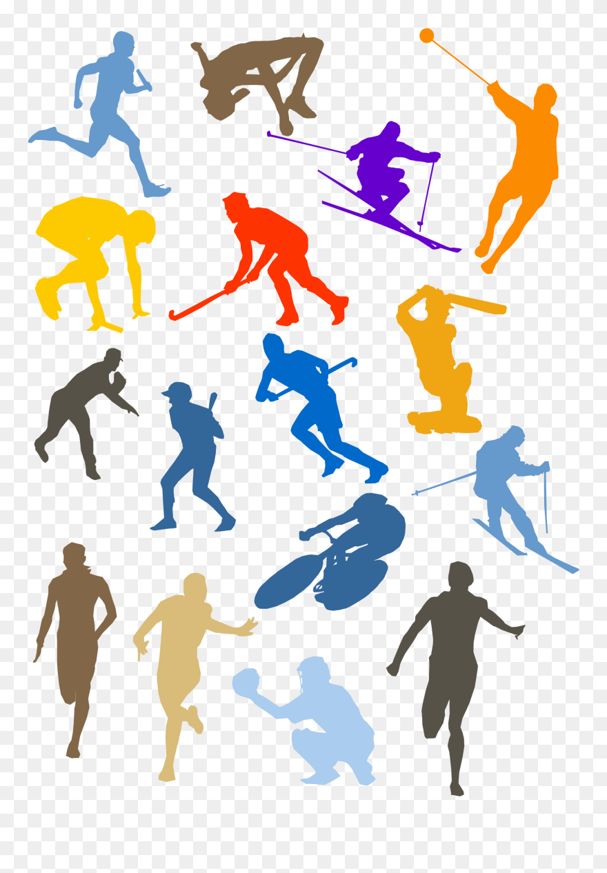 Leg Clipart Sport - Athletics Sports Clip Art - Png Download