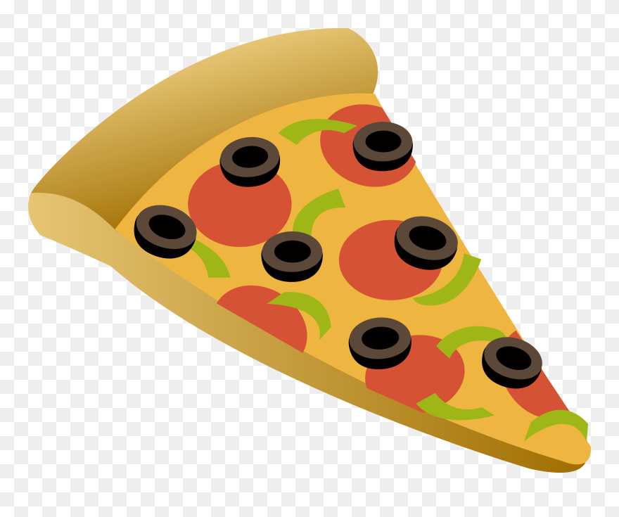 Junk Food Pizza Slice Clipart - Clip Art Pizza Slice Png Transparent Png