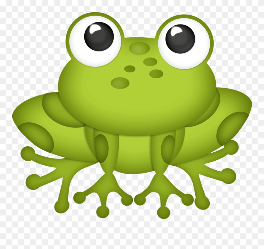 Frog Drawing Clip Art - Frog Eyes Cartoon - Png Download