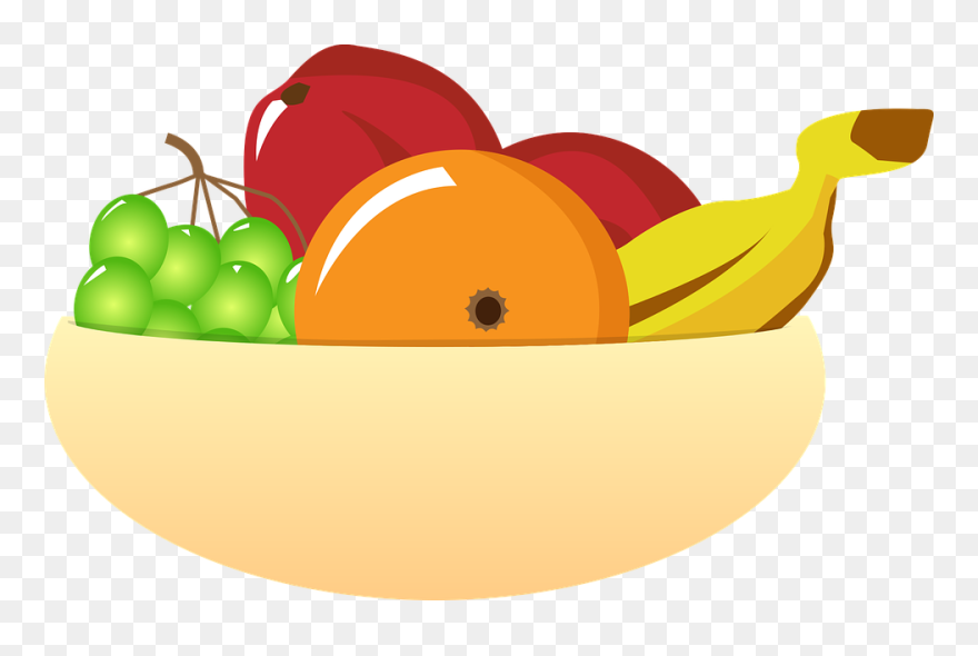 Transparent Diet Png - Fruit Bowl Clipart