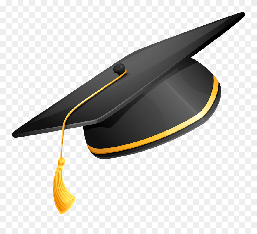Graduation Hat Flying Graduation Caps Clip Art Graduation - Transparent Background Graduation Hat Png