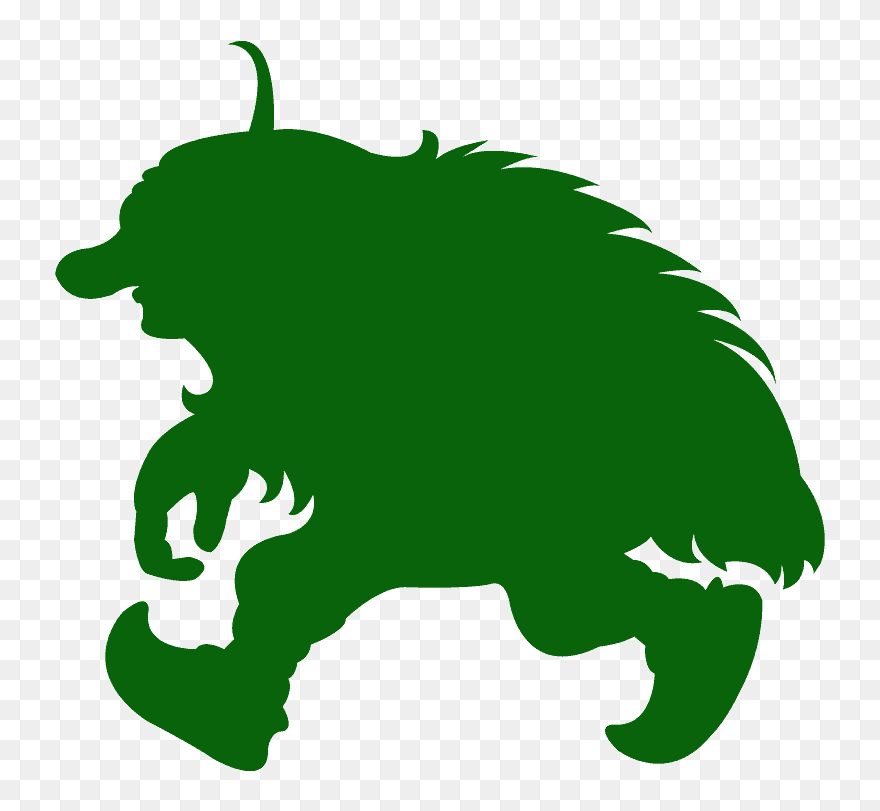 Silhouette Troll Clipart - Png Download