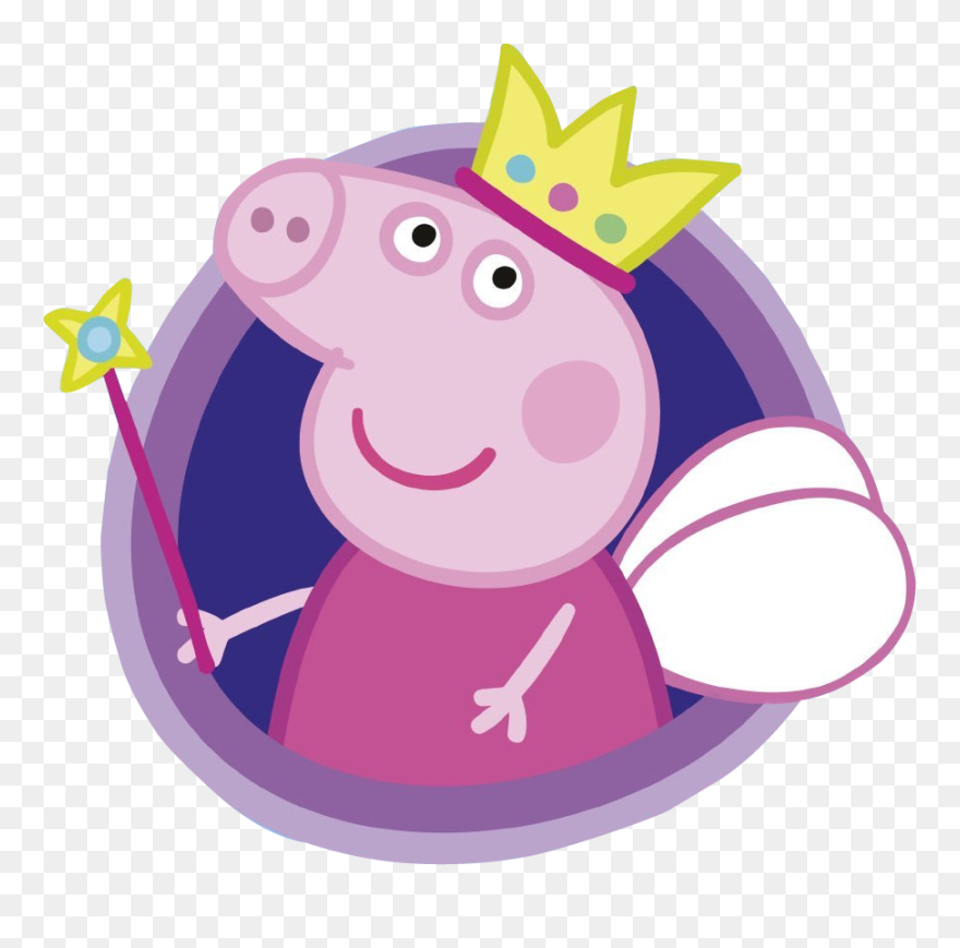 Peppa Pig Princess Png - Fairy Peppa Pig Png Clipart