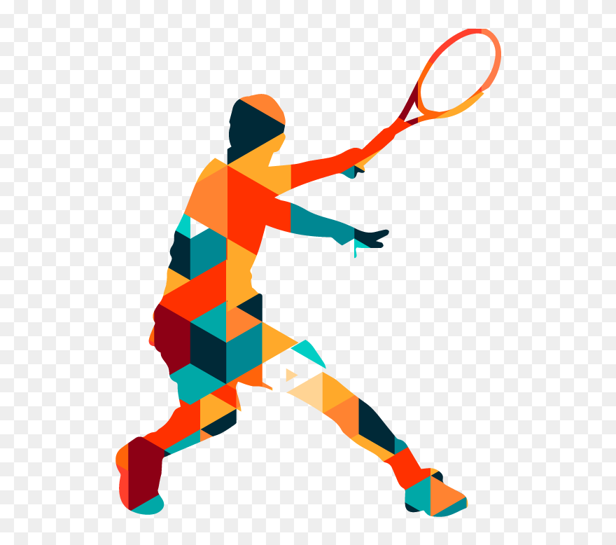 Tenisz - Racketlon Clipart