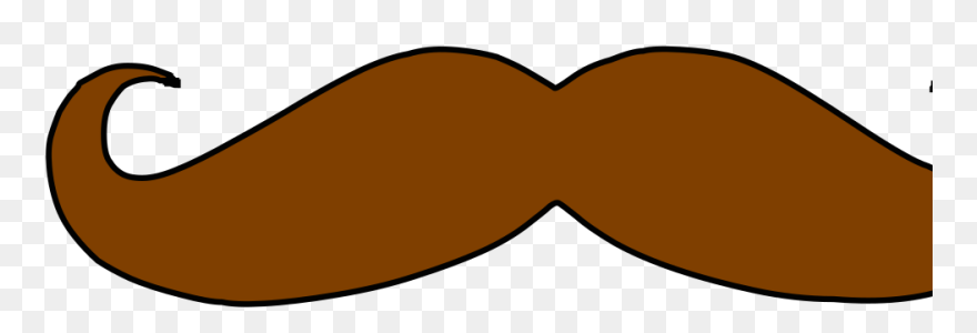 Brown Mustache No Background Clipart
