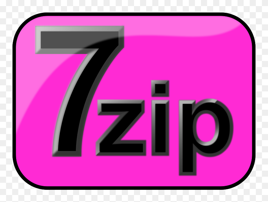 Open Source Clip Art Download - 7-zip - Png Download