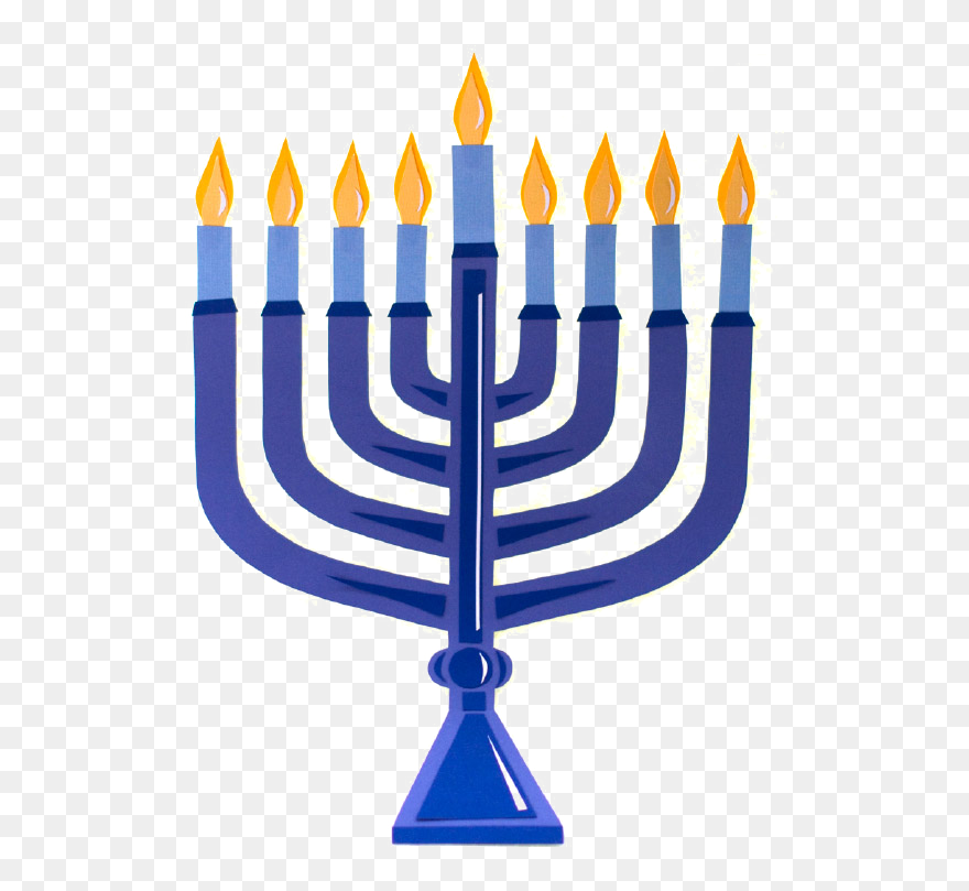 Hanukkah Png Photo - Transparent Background Menorah Clipart