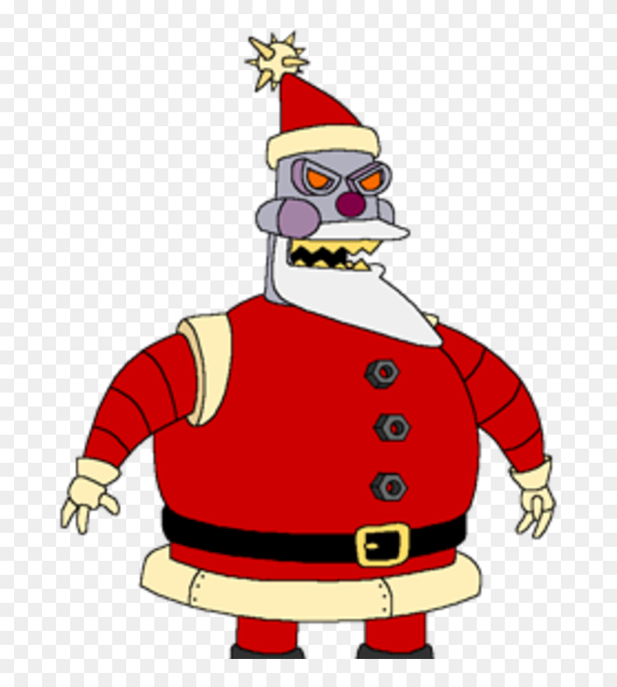 Robotsantaonice - Robot Santa Claus Clipart