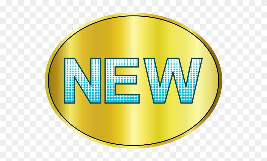 Yellow New Sign Vector Image - Clipart New Sign - Png Download