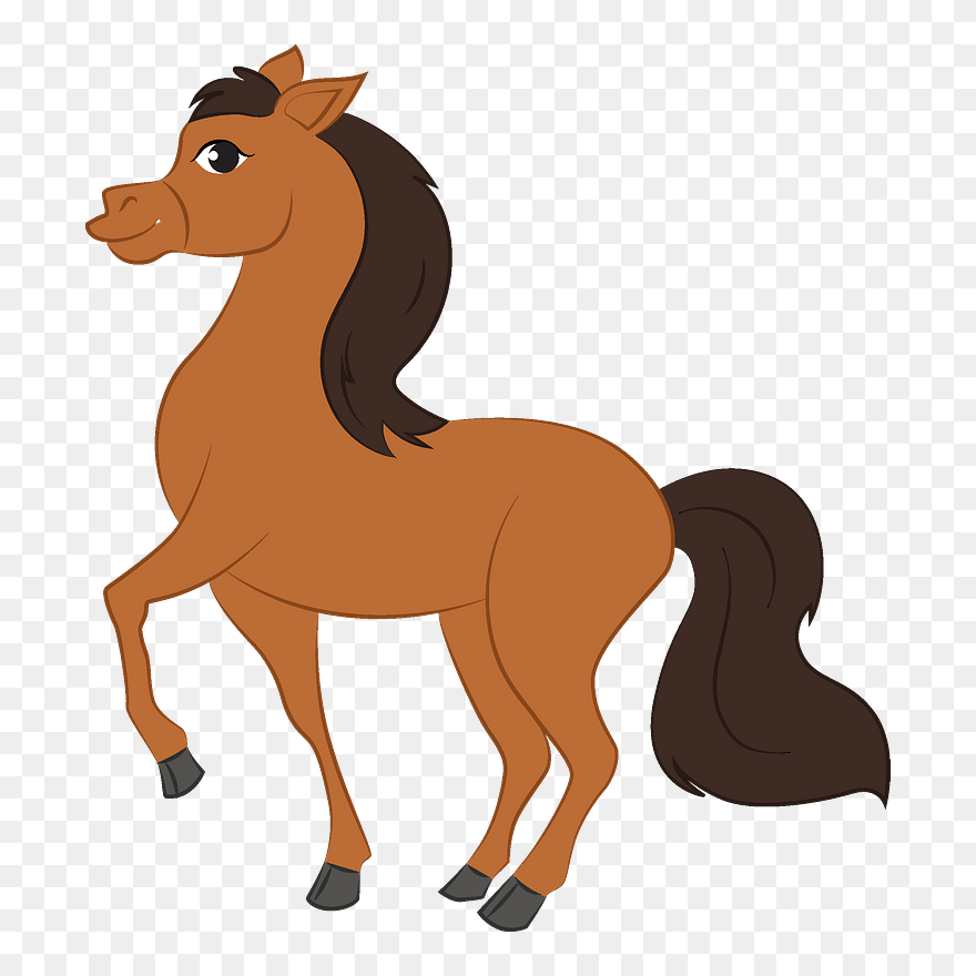 Horse Clipart - Mane - Png Download