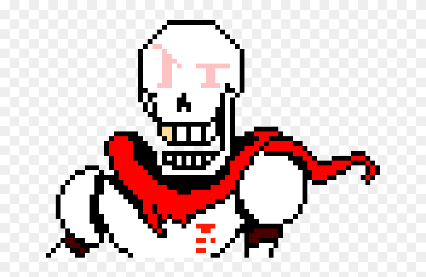 Papyrus Undertale Pixel Art Clipart