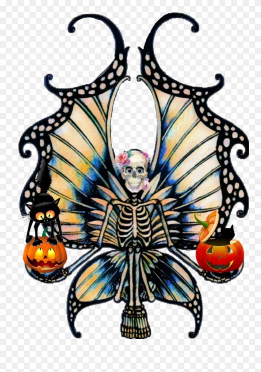 Halloween Skeletons - Illustration Clipart