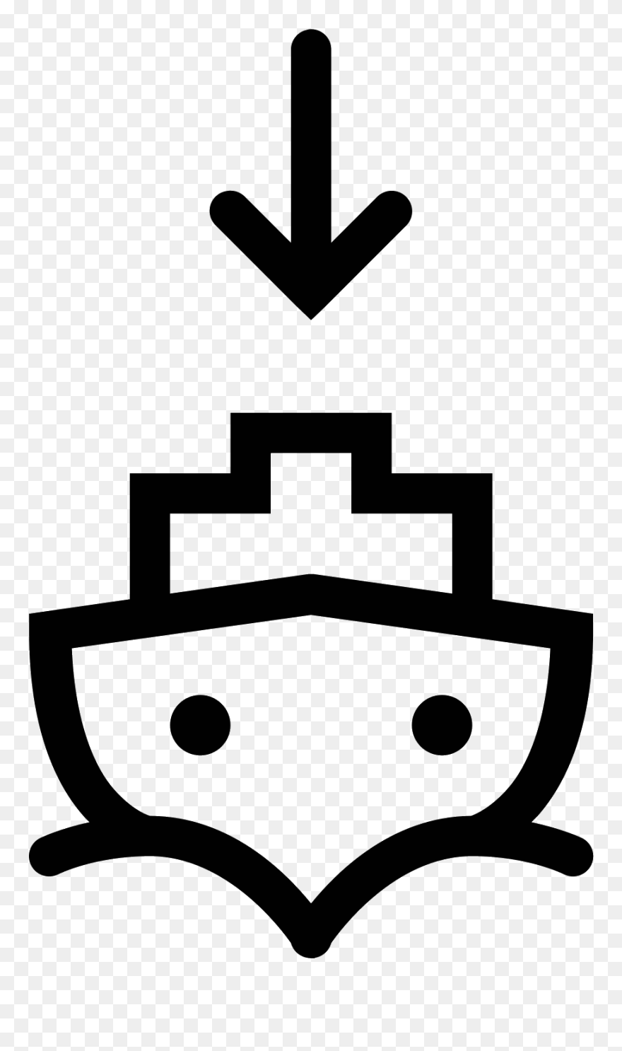 Boat Returning To Port Icon - Icon Clipart