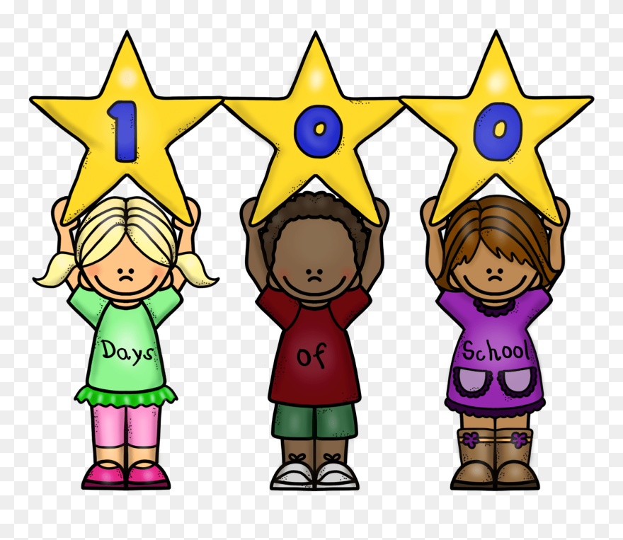 100th Day Clip Art - Png Download