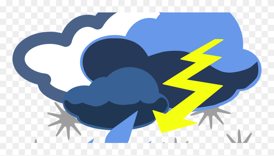 Stormy Weather Clip Art - Png Download