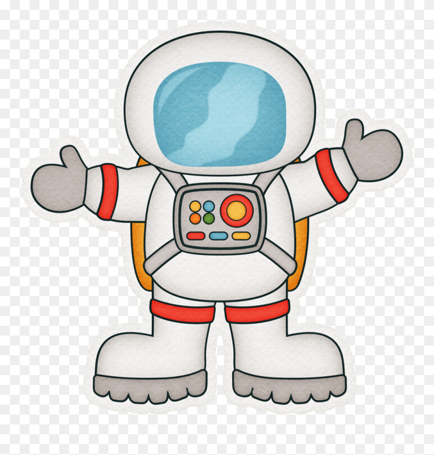 B * * Over The Moon - Astronaut Clip Art - Png Download