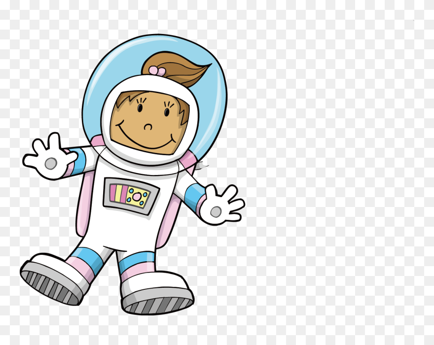 Vector Astronaut Free Download On Unixtitan - Cartoon Astronaut Clipart - Png Download