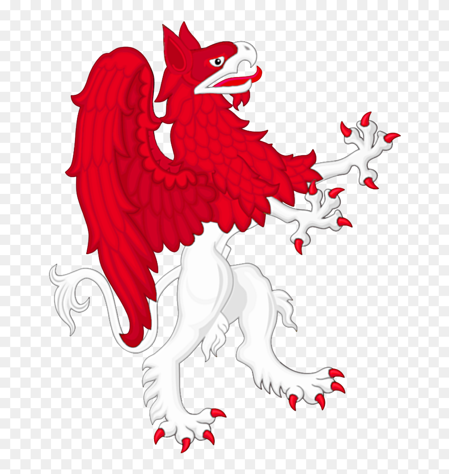 Griffin Coat Of Arms Supporters Clipart