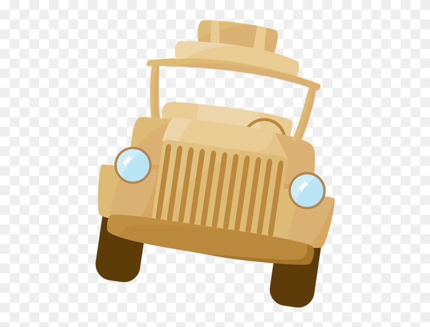 Carro Safari Em Png Clipart