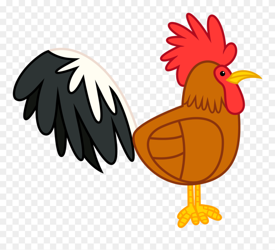 Sunset Clipart Rooster, Sunset Rooster Transparent - Transparent Background Chicken Png Clipart