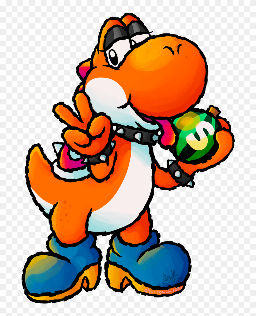 Watermelon Eating Champ -by Chuwoach - Cartoon Clipart