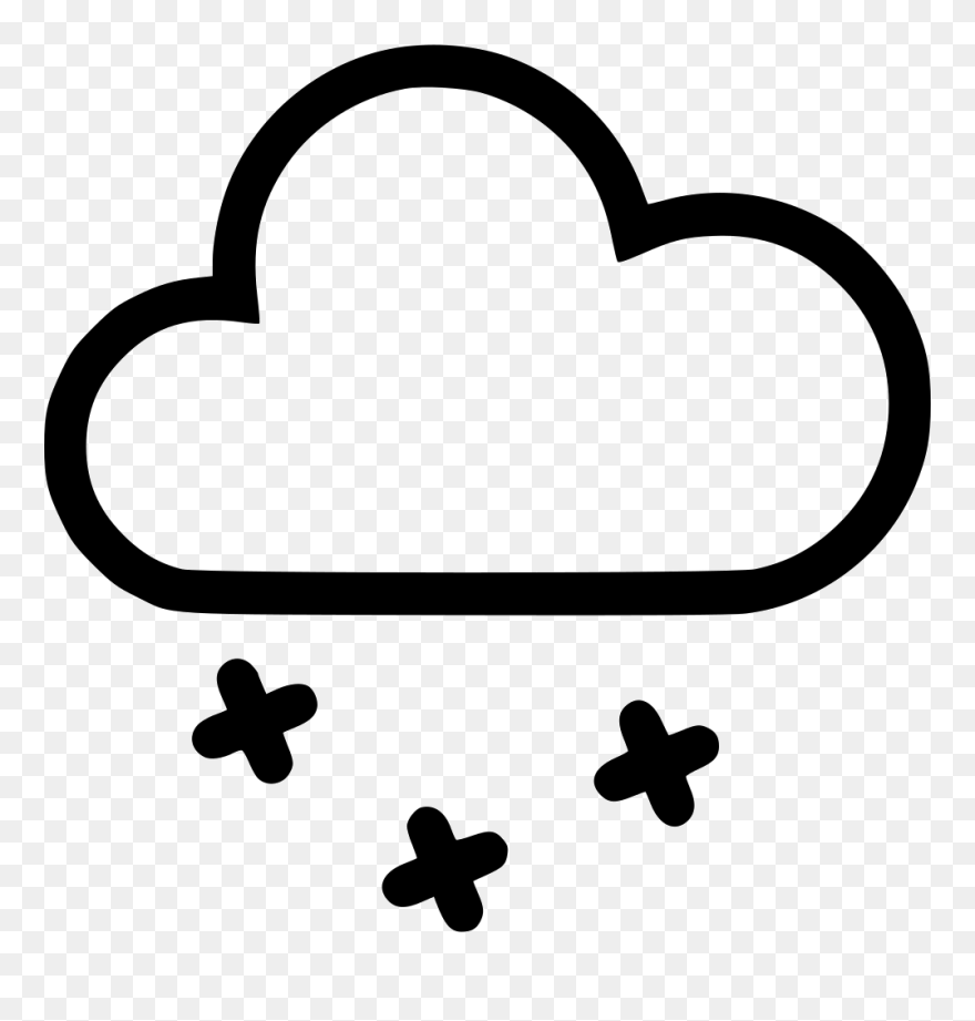 Little Snow - Rain Icon Vector Png Clipart