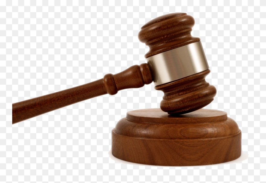 Court Hammer Png Image Judge Hammer No Background Clipart (5577720