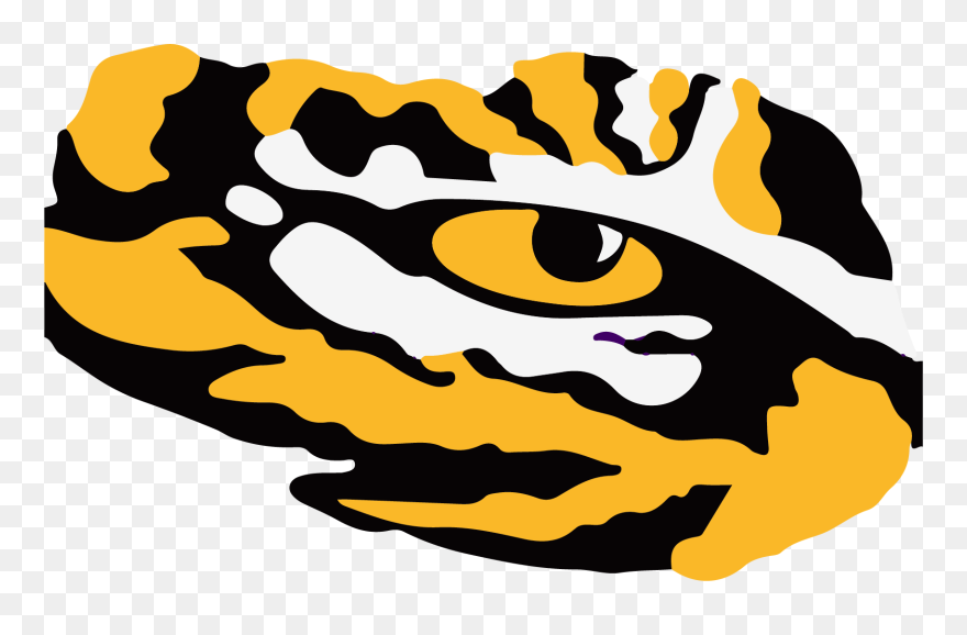 Return Home - Lsu Tiger Logo Png Clipart