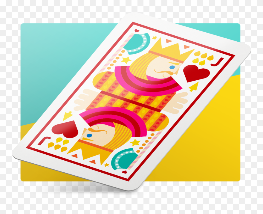 Transparent King Of Hearts Playing Card Clipart - Png Download