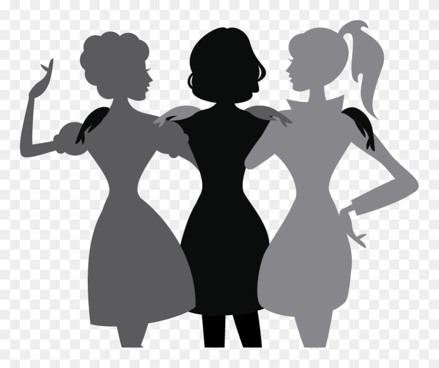 Runway Model Silouhette Wall Sticker - Background For Women's Month Clipart
