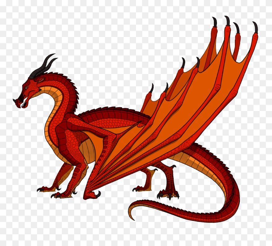 Png File Download - Wings Of Fire Flame Wings Clipart