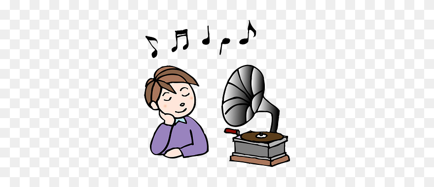 音楽 鑑賞 イラスト Clipart