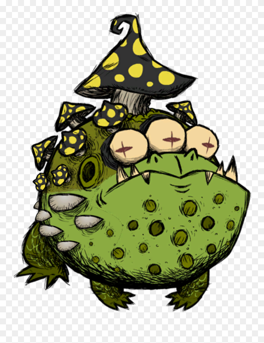 Nightmare Clipart Fiery Dart - Dont Starve Together Boss Toadstool - Png Download