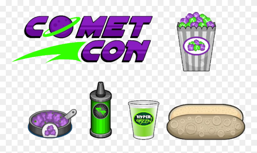 Papa's Bakeria Comet Con Clipart