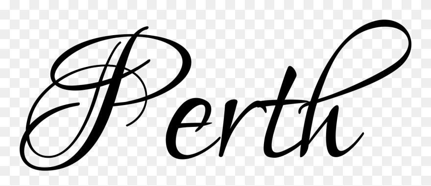 Perth Word Clipart
