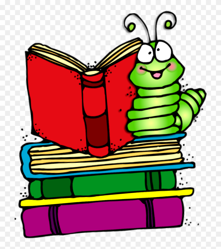 Bookworm Clipart - Png Download
