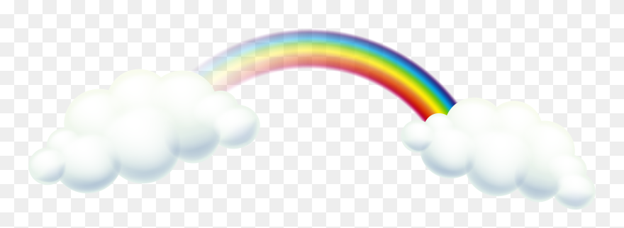 #ftestickers #clipart #clouds #rainbow #aesthetic #colorful - Clip Art Clouds Png Transparent Png