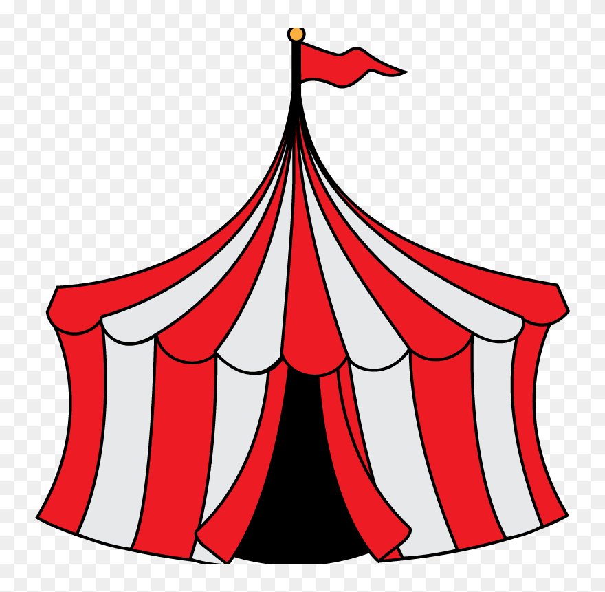 Circus Tent Clipart - Png Download